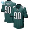 Mens Philadelphia Eagles Mike Golic Nike Midnight Green Game Retired Player Jersey stylepulseusa 1