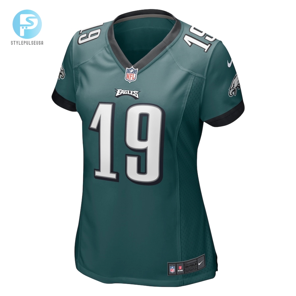 Womens Philadelphia Eagles Tanner Mckee Nike Midnight Green Team Game Jersey 