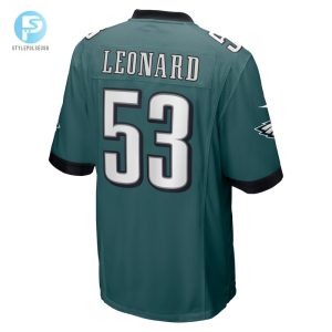 Mens Philadelphia Eagles Shaquille Leonard Nike Midnight Green Game Jersey stylepulseusa 1 5