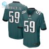 Mens Philadelphia Eagles Thomas Booker Iv Nike Midnight Green Game Jersey stylepulseusa 1