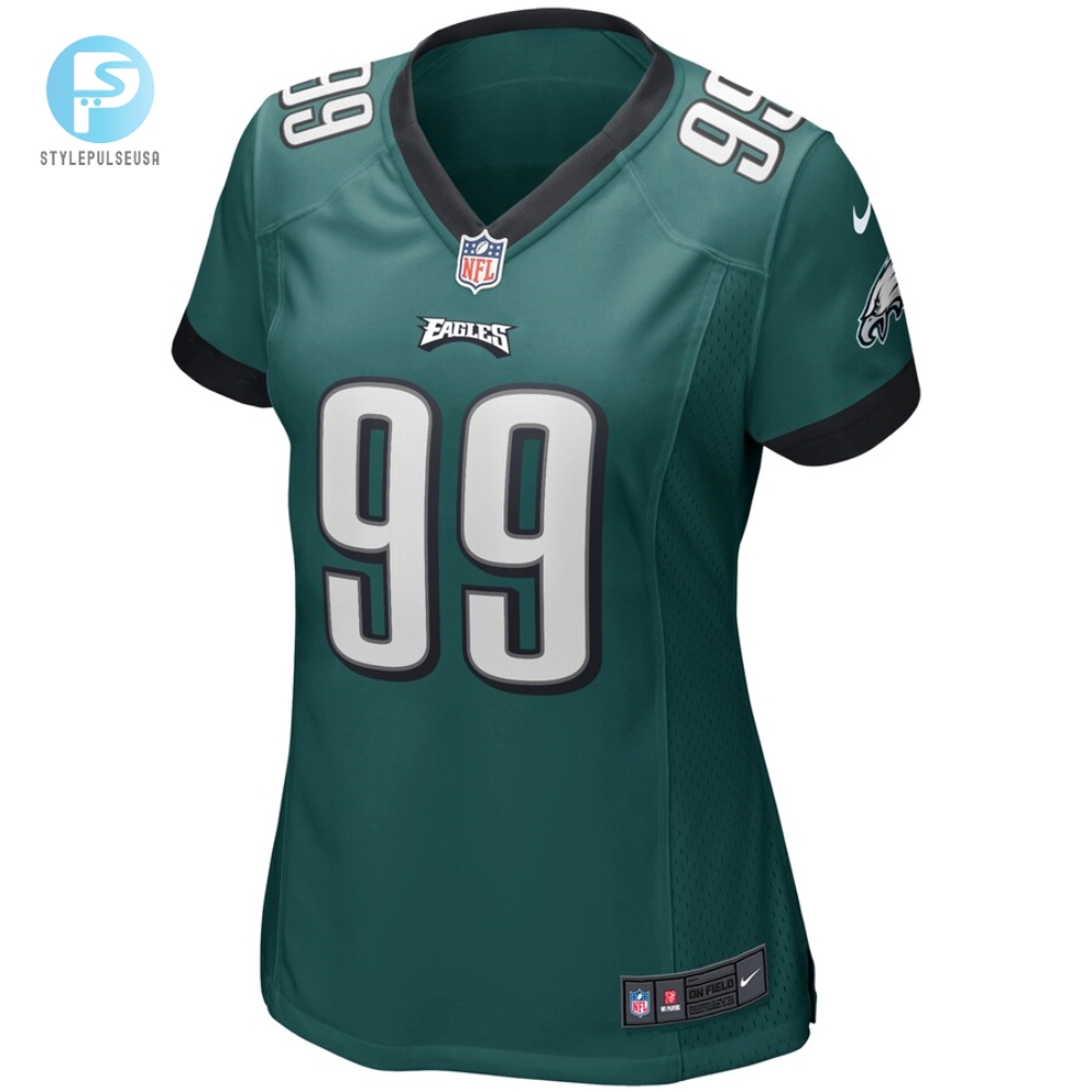 Womens Philadelphia Eagles Jerome Brown Nike Midnight Green Game Retired Player Jersey 