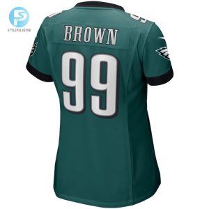 Womens Philadelphia Eagles Jerome Brown Nike Midnight Green Game Retired Player Jersey stylepulseusa 1 2