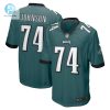 Mens Philadelphia Eagles Fred Johnson Nike Midnight Green Team Game Jersey stylepulseusa 1