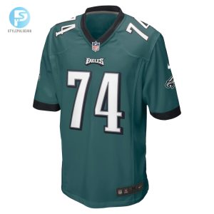 Mens Philadelphia Eagles Fred Johnson Nike Midnight Green Team Game Jersey stylepulseusa 1 1