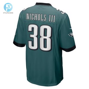 Mens Philadelphia Eagles Lew Nichols Iii Nike Midnight Green Game Jersey stylepulseusa 1 2