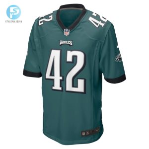 Mens Philadelphia Eagles Kindle Vildor Nike Midnight Green Game Jersey stylepulseusa 1 1