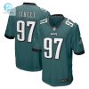 Mens Philadelphia Eagles Kentavius Street Nike Midnight Green Game Player Jersey stylepulseusa 1