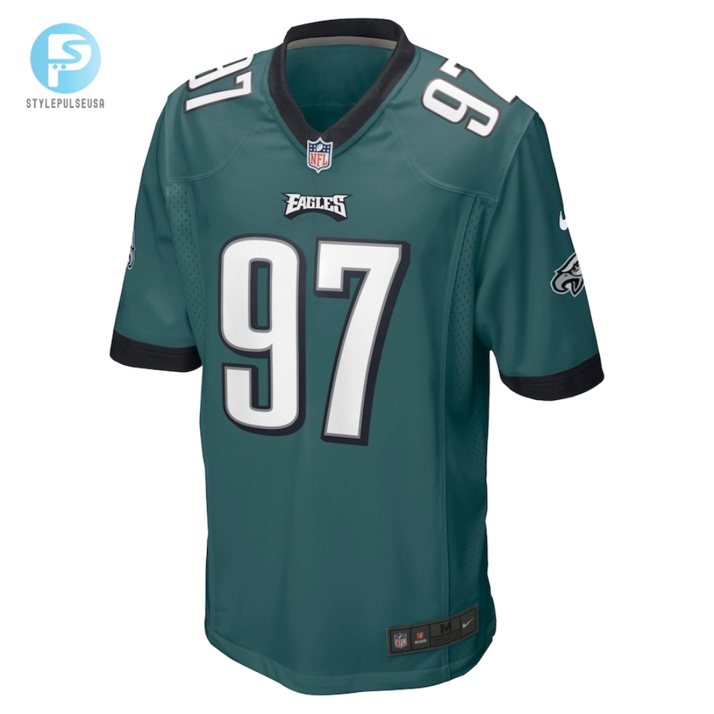 Mens Philadelphia Eagles Kentavius Street Nike Midnight Green Game Player Jersey 