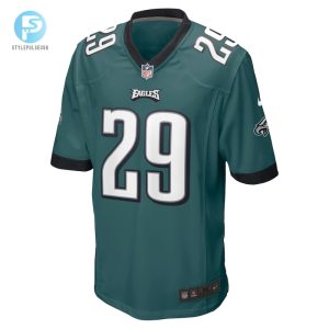 Mens Philadelphia Eagles Avonte Maddox Nike Midnight Green Game Jersey stylepulseusa 1 1