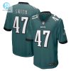 Mens Philadelphia Eagles Brandon Smith Nike Midnight Green Game Jersey stylepulseusa 1