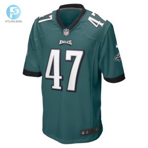 Mens Philadelphia Eagles Brandon Smith Nike Midnight Green Game Jersey stylepulseusa 1 1