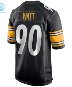 Mens Pittsburgh Steelers T.J. Watt Nike Black Game Jersey stylepulseusa 1 2