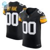 Mens Pittsburgh Steelers Nike Black Vapor F.U.S.E. Elite Custom Jersey stylepulseusa 1