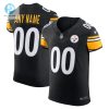 Mens Pittsburgh Steelers Nike Black Vapor F.U.S.E. Elite Custom Jersey stylepulseusa 1 3