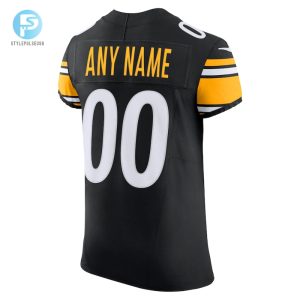 Mens Pittsburgh Steelers Nike Black Vapor F.U.S.E. Elite Custom Jersey stylepulseusa 1 5