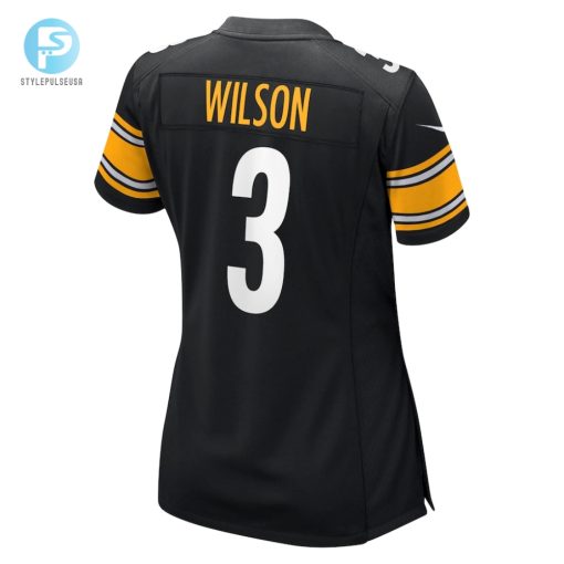 Womens Pittsburgh Steelers Russell Wilson Nike Black Game Jersey stylepulseusa 1 2