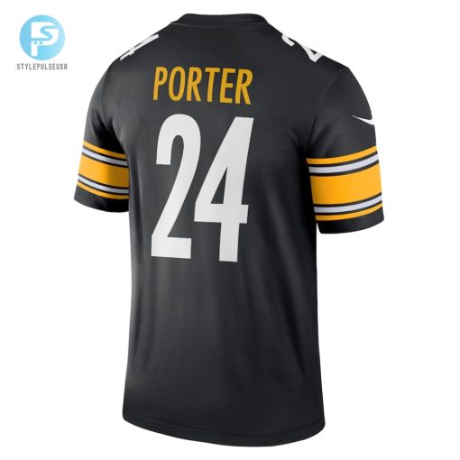 Mens Pittsburgh Steelers Joey Porter Jr. Nike Black Legend Jersey stylepulseusa 1 2