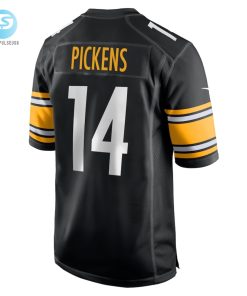Mens Pittsburgh Steelers George Pickens Nike Black Game Player Jersey stylepulseusa 1 2