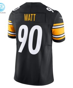 Mens Pittsburgh Steelers T.J. Watt Nike Black Vapor F.U.S.E. Limited Jersey stylepulseusa 1 2