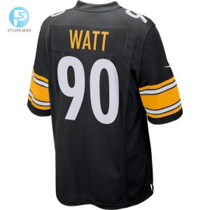 Youth Pittsburgh Steelers T.J. Watt Nike Black Game Jersey stylepulseusa 1 2