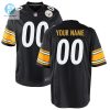 Youth Pittsburgh Steelers Nike Black Custom Game Jersey stylepulseusa 1