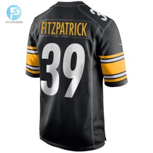 Mens Pittsburgh Steelers Minkah Fitzpatrick Nike Black Game Jersey stylepulseusa 1 2