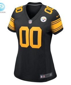 Womens Pittsburgh Steelers Nike Black Alternate Custom Game Jersey stylepulseusa 1 1