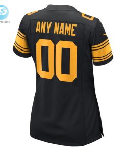 Womens Pittsburgh Steelers Nike Black Alternate Custom Game Jersey stylepulseusa 1 2