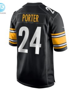 Mens Pittsburgh Steelers Joey Porter Jr. Nike Black 2023 Nfl Draft Pick Game Jersey stylepulseusa 1 2