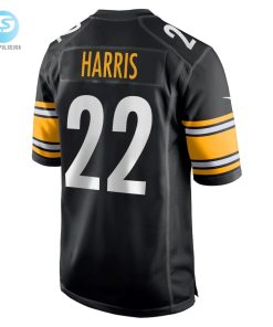 Mens Pittsburgh Steelers Najee Harris Nike Black Player Game Jersey stylepulseusa 1 2