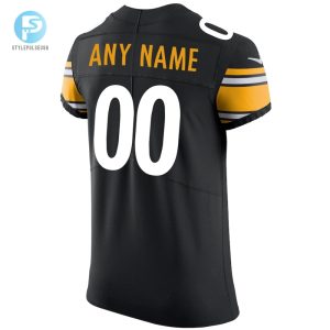 Mens Pittsburgh Steelers Nike Black Vapor Untouchable Custom Elite Jersey stylepulseusa 1 2