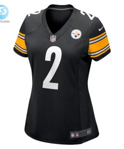 Womens Pittsburgh Steelers Justin Fields Nike Black Game Player Jersey stylepulseusa 1 1