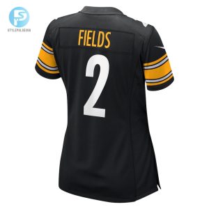 Womens Pittsburgh Steelers Justin Fields Nike Black Game Player Jersey stylepulseusa 1 2