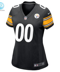 Womens Nike Black Pittsburgh Steelers Custom Game Jersey stylepulseusa 1 1