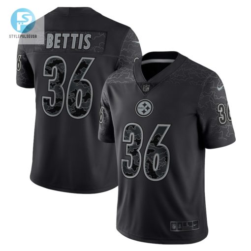 Mens Pittsburgh Steelers Jerome Bettis Nike Black Retired Player Rflctv Limited Jersey stylepulseusa 1