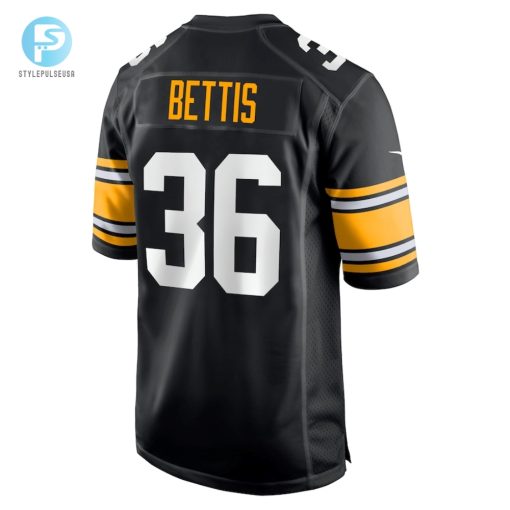 Mens Pittsburgh Steelers Jerome Bettis Nike Black Retired Player Jersey stylepulseusa 1 2