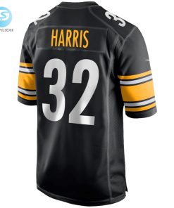 Mens Pittsburgh Steelers Franco Harris Nike Black Game Retired Player Jersey stylepulseusa 1 2