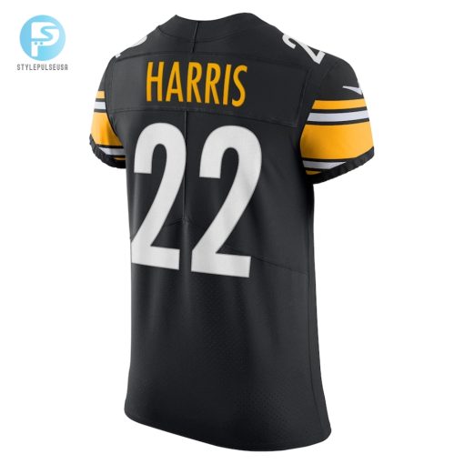 Mens Pittsburgh Steelers Najee Harris Nike Black Vapor Elite Jersey stylepulseusa 1 2