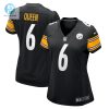 Womens Pittsburgh Steelers Patrick Queen Nike Black Game Player Jersey stylepulseusa 1