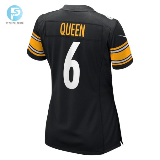Womens Pittsburgh Steelers Patrick Queen Nike Black Game Player Jersey stylepulseusa 1 2
