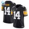 Mens Pittsburgh Steelers George Pickens Nike Black Vapor F.U.S.E. Limited Jersey stylepulseusa 1