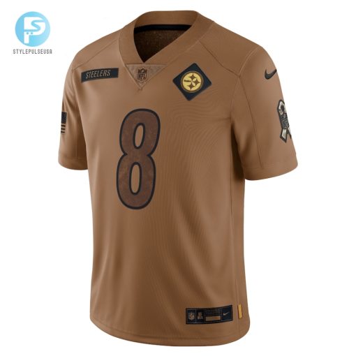 Mens Pittsburgh Steelers Kenny Pickett Nike Brown 2023 Salute To Service Limited Jersey stylepulseusa 1 1