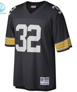 Mens Pittsburgh Steelers Franco Harris Mitchell Ness Black Legacy Replica Jersey stylepulseusa 1 1