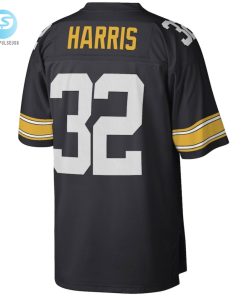 Mens Pittsburgh Steelers Franco Harris Mitchell Ness Black Legacy Replica Jersey stylepulseusa 1 2