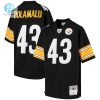 Youth Pittsburgh Steelers Troy Polamalu Mitchell Ness Black 2005 Gridiron Classics Retired Player Legacy Jersey stylepulseusa 1