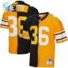 Mens Pittsburgh Steelers Jerome Bettis Mitchell Ness Blackgold 1996 Split Legacy Replica Jersey stylepulseusa 1