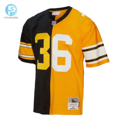 Mens Pittsburgh Steelers Jerome Bettis Mitchell Ness Blackgold 1996 Split Legacy Replica Jersey stylepulseusa 1 1