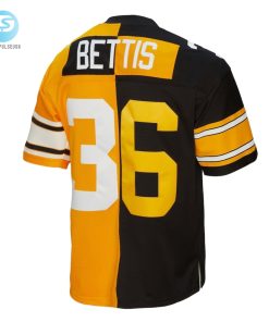 Mens Pittsburgh Steelers Jerome Bettis Mitchell Ness Blackgold 1996 Split Legacy Replica Jersey stylepulseusa 1 2