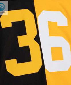 Mens Pittsburgh Steelers Jerome Bettis Mitchell Ness Blackgold 1996 Split Legacy Replica Jersey stylepulseusa 1 4