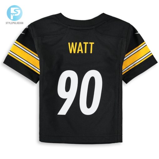 Infant Pittsburgh Steelers T.J. Watt Nike Black Player Game Jersey stylepulseusa 1 2